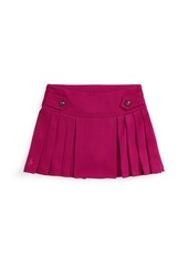 Ralph Lauren: Polo Polo Ralph Lauren Toddler and Little Girls Pleated Ponte Skort - PREPPY PINK