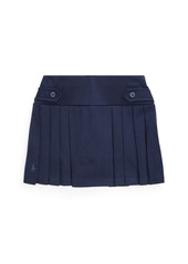 Ralph Lauren: Polo Polo Ralph Lauren Toddler and Little Girls Pleated Ponte Skort - RL NAVY