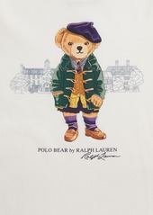 Ralph Lauren: Polo Polo Ralph Lauren Toddler and Little Girls Polo Bear Cotton Jersey Tee - DECKWASH WHITE