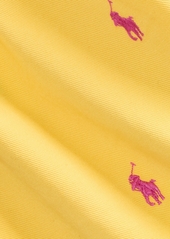 Ralph Lauren: Polo Polo Ralph Lauren Toddler and Little Girls Polo Pony Cotton Twill Shorts - Signal Yellow