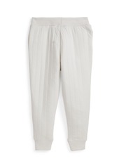 Ralph Lauren: Polo Polo Ralph Lauren Toddler And Little Girls Quilted Jogger Pant - Antique Cream