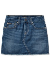 Ralph Lauren: Polo Toddler Girls Denim 5-Pocket Skirt