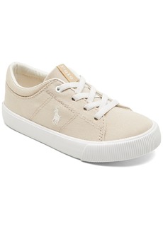 Ralph Lauren: Polo Polo Ralph Lauren Toddler Elmwood Casual Sneakers from Finish Line - Sand Twill