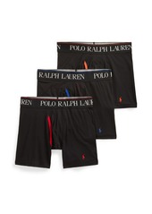 Ralph Lauren Polo POLO RALPH LAUREN Underwear Men's 3 Pack 4D-Flex Cool Microfiber Boxer Briefs  S
