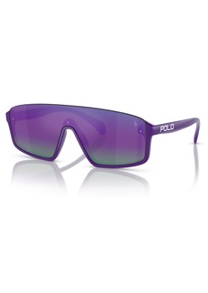 Ralph Lauren: Polo Polo Ralph Lauren Unisex Sunglasses, Mirror PH4211U - Shiny Purple