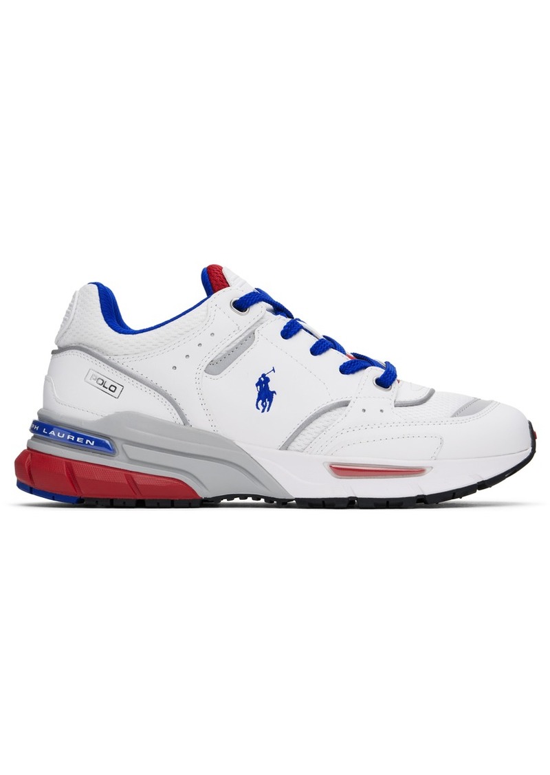 Ralph Lauren Polo Polo Ralph Lauren White & Red Trackster 200 Sneakers