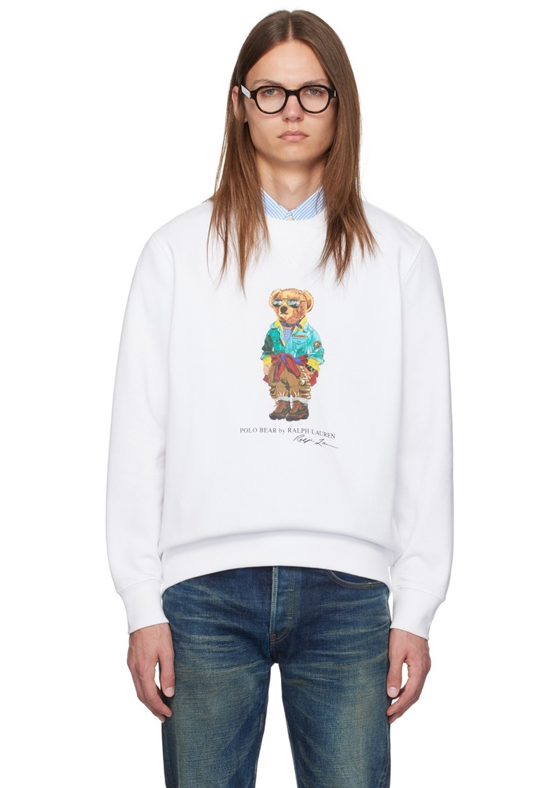 Ralph Lauren Polo Polo Ralph Lauren White Bear Sweatshirt