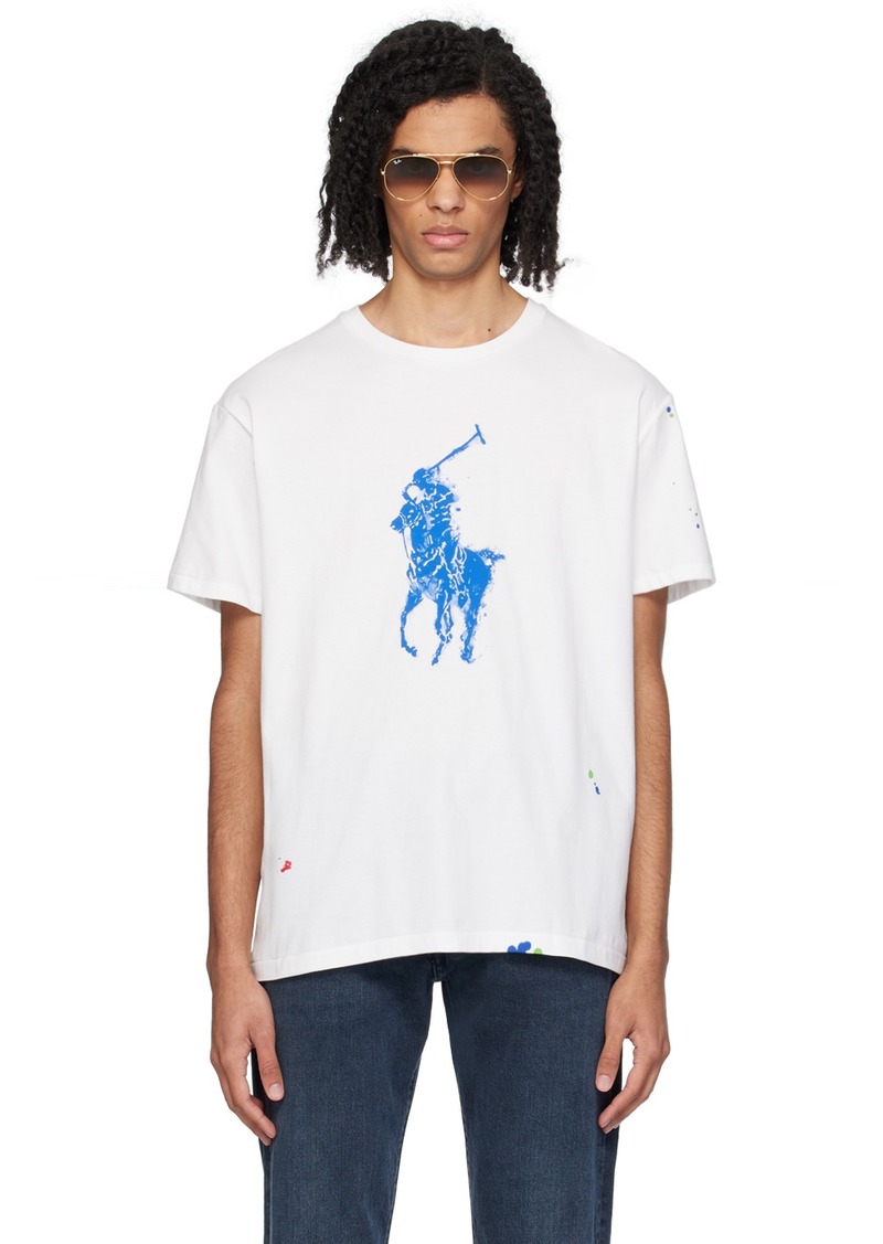 Ralph Lauren Polo Polo Ralph Lauren White Big Pony T-Shirt