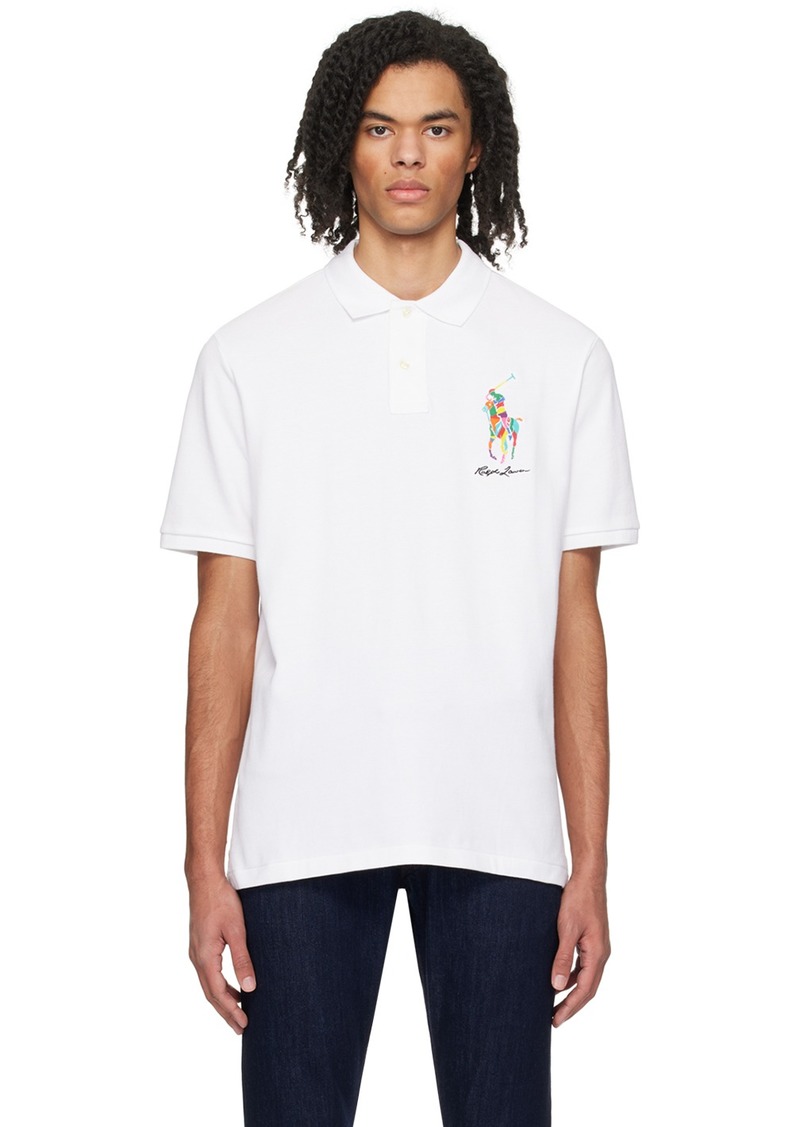 Ralph Lauren Polo Polo Ralph Lauren White Classic Big Pony Polo