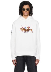 Ralph Lauren Polo Polo Ralph Lauren White Triple-Pony Hoodie