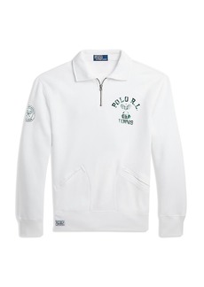 Ralph Lauren Polo Polo Ralph Lauren Wimbledon Fleece Collared Sweatshirt