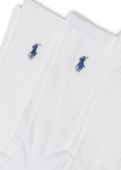 Ralph Lauren: Polo Polo Ralph Lauren Women's 3 Pack Sport Crew Socks - White