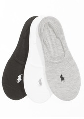 Ralph Lauren: Polo Polo Ralph Lauren Women's 3 Pack Flat Knit Sneaker Liner Socks