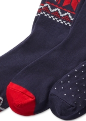 Ralph Lauren: Polo Polo Ralph Lauren Women's 3-Pk. Naval Bear Socks - Assorted