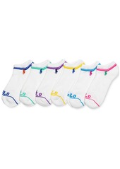 Ralph Lauren: Polo Polo Ralph Lauren Women's 6-Pk. Color Pop Logo Ankle Socks - Asst