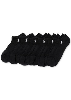 Ralph Lauren: Polo Polo Ralph Lauren Women's 6-Pk. Cushion Low-Cut Socks - Black Assortment