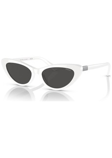 Ralph Lauren: Polo Polo Ralph Lauren Women's Sunglasses, PH4199U54-x - Shiny White
