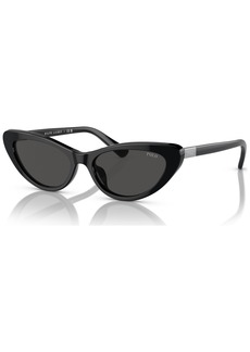 Ralph Lauren: Polo Polo Ralph Lauren Women's Sunglasses, PH4199U54-x - Shiny Black