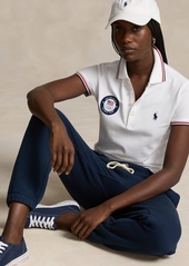 Ralph Lauren: Polo Polo Ralph Lauren Women's Team Usa Mesh Polo Shirt - White