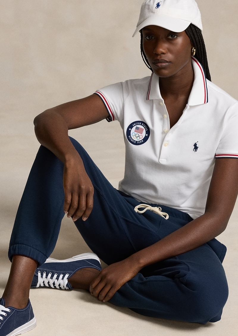 Ralph Lauren: Polo Polo Ralph Lauren Women's Team Usa Mesh Polo Shirt - White