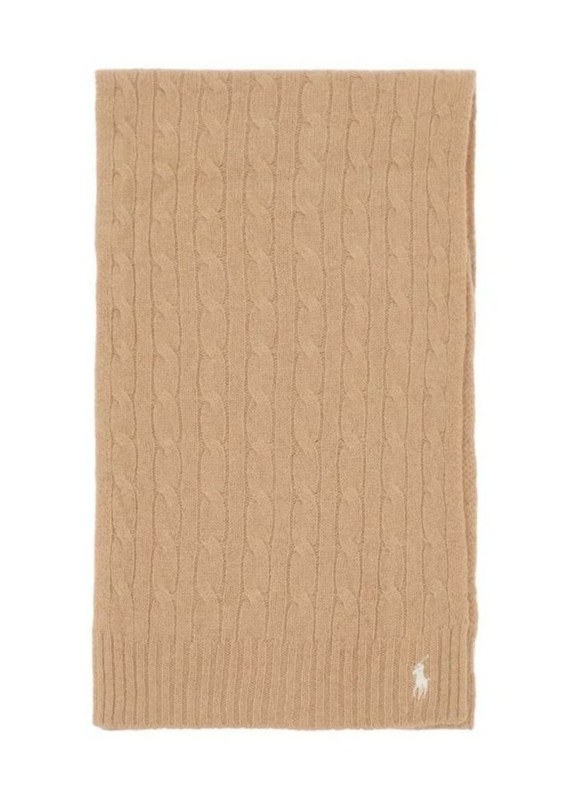 Ralph Lauren: Polo Polo ralph lauren wool and cashmere cable-knit scarf
