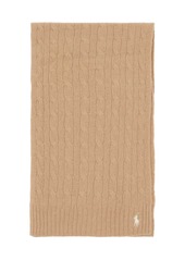 Ralph Lauren: Polo Polo Ralph Lauren Wool And Cashmere Cable-Knit Scarf