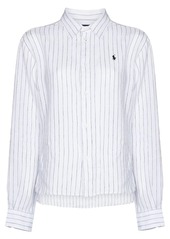 Ralph Lauren: Polo vertical-stripe linen shirt