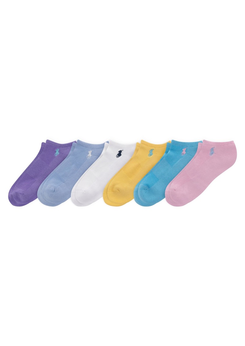 Ralph Lauren: Polo Polo Women’s Cushion Low-cut Sock 6 Pair Pack Light Multi-Color Shoe size 4-10