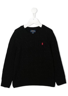 Ralph Lauren Polo Pony cable-knit jumper