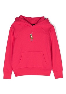 Ralph Lauren Polo Pony-embroidered cotton hoodie