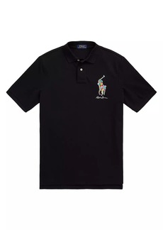 Ralph Lauren Polo ​Pony Embroidered Mesh Polo Shirt
