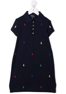 Ralph Lauren Polo Pony-embroidered polo dress