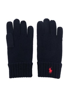 Ralph Lauren Polo Pony motif gloves