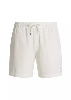 Ralph Lauren Polo Prepster Linen Flat-Front Shorts