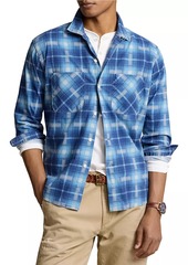 Ralph Lauren Polo Printed Flannel Sport Shirt