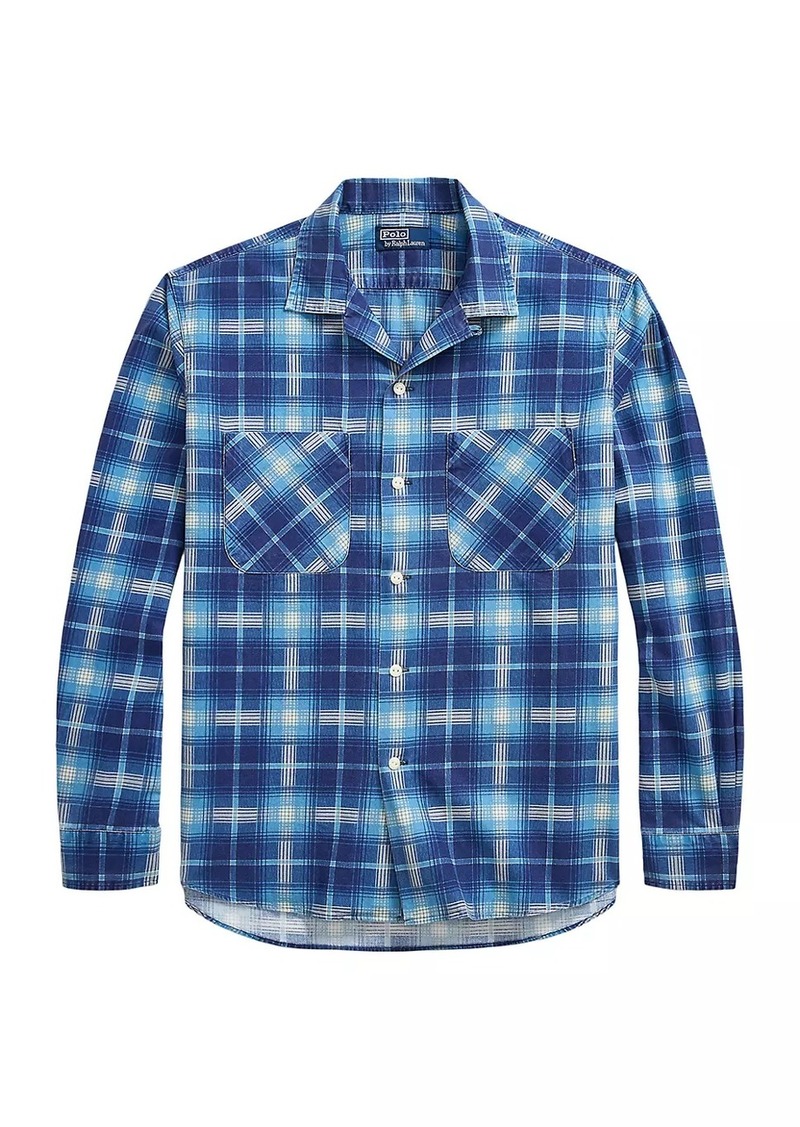 Ralph Lauren Polo Printed Flannel Sport Shirt