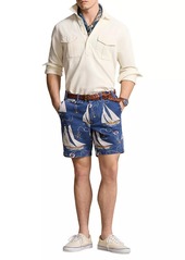 Ralph Lauren Polo Printed Rustic Twill Shorts