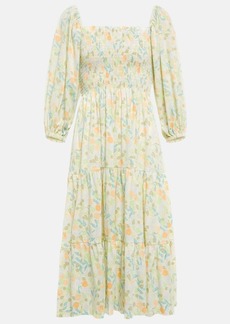 Ralph Lauren: Polo Polo Ralph Lauren Puff-sleeves floral midi dress