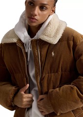 Ralph Lauren: Polo Quilted Corduroy Zip-Up Jacket