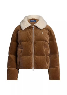 Ralph Lauren: Polo Quilted Corduroy Zip-Up Jacket