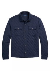 Ralph Lauren Polo Quilted Double-Knit Work Shirt