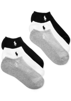 Polo Ralph Lauren 6-Pk. Low-Cut Ankle Socks, Little Girls & Big Girls - Sweatshirt