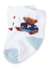 Ralph Lauren: Polo Ralph Lauren Baby Boys Teddy Crew Socks Pair - Boy