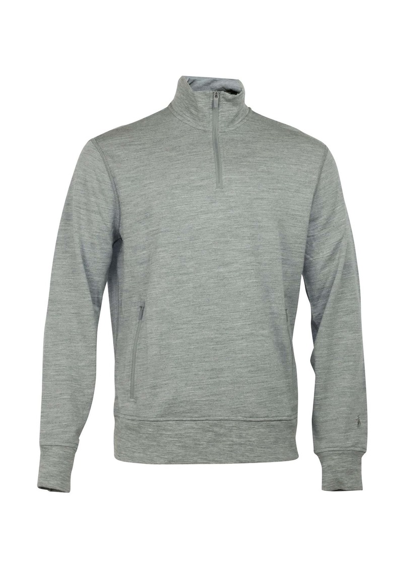 Polo Ralph Lauren Half-Zip Pullover in Grey Wool