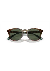Polo Ralph Lauren Men's Polarized Sunglasses, PH4206 - Shiny Brown Tortoise