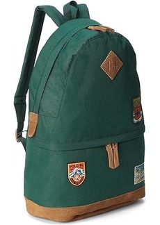 Ralph Lauren Polo Ranger Suede-Trim Backpack