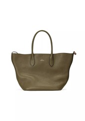 Ralph Lauren: Polo Reversible Medium Bellport Leather Tote Bag