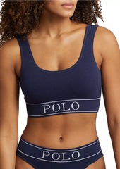 Ralph Lauren: Polo Rib-Knit Logo Crop Top