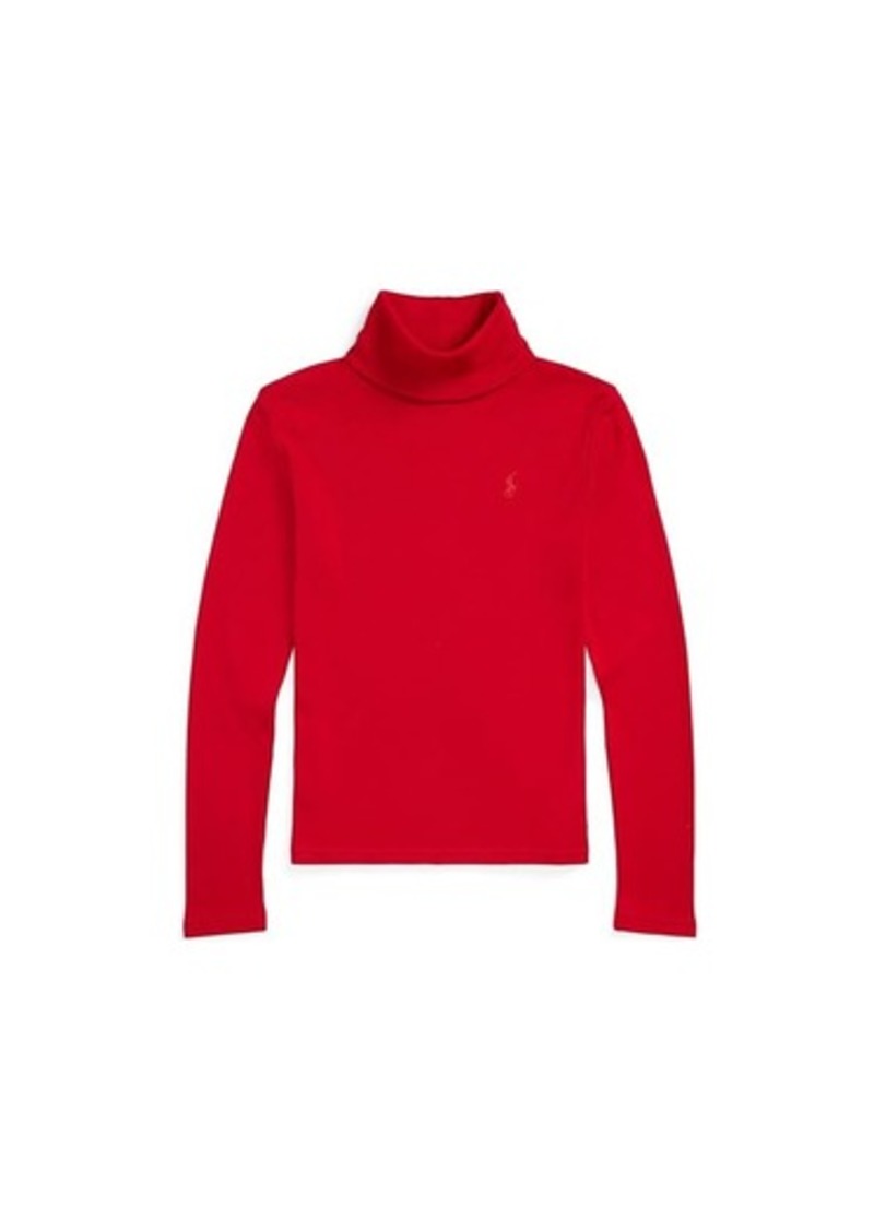 Ralph Lauren: Polo Ribbed Cotton-Blend Turtleneck (Big Kids)