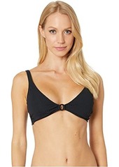 Ralph Lauren: Polo Ribbed Modern Solids Ring Off-the-Shoulder Bralette Top
